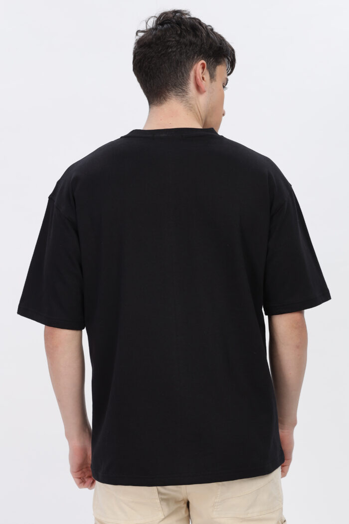 Enjoy : Men Black Oversized T-shirt - Image 2