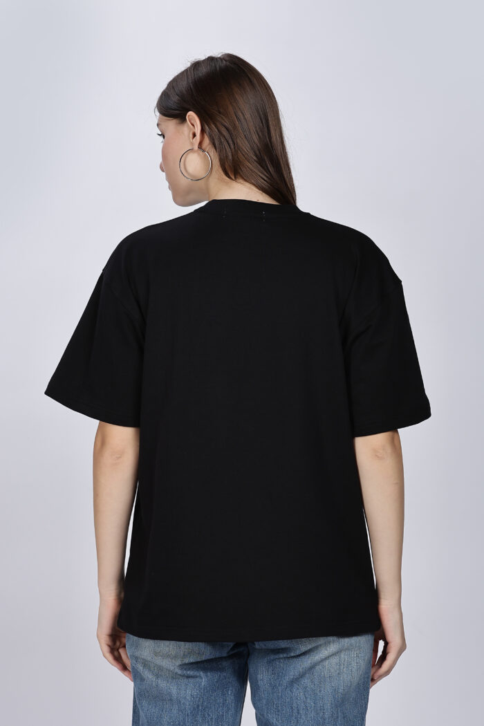 Freedom: Women Black Oversized T-shirt - Image 2